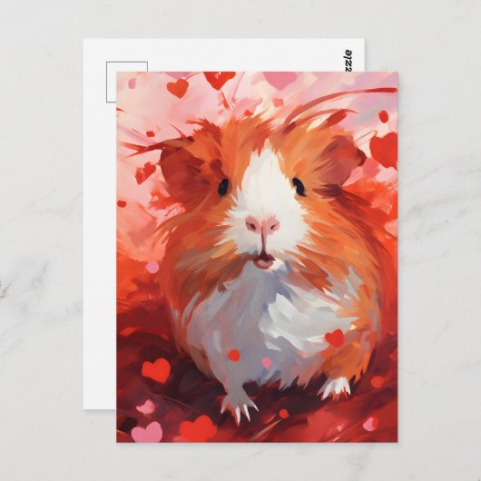 Valentijnsdag Briefkaart (Voorkant / Achterkant)