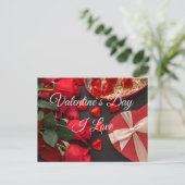 Valentijnsdag Briefkaart (Staand voorkant)