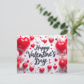 Valentijnsdag Briefkaart (Staand voorkant)