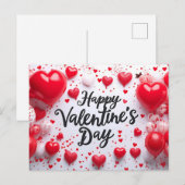 Valentijnsdag Briefkaart (Voorkant / Achterkant)