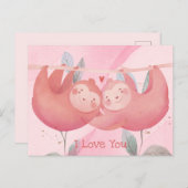 Valentijnsdag Briefkaart (Voorkant / Achterkant)