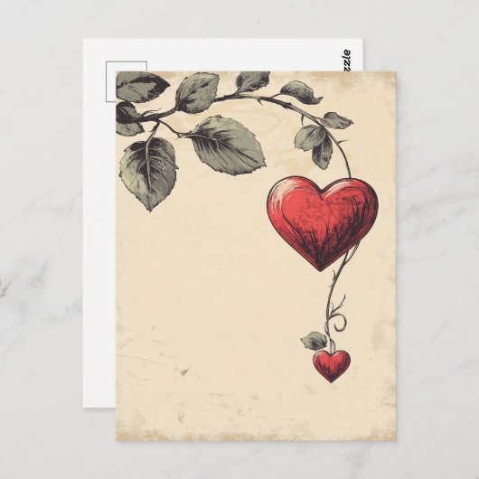  Valentijnsdag Briefkaart (Voorkant / Achterkant)