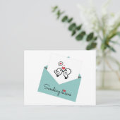 Valentijnsdag Briefkaart (Staand voorkant)