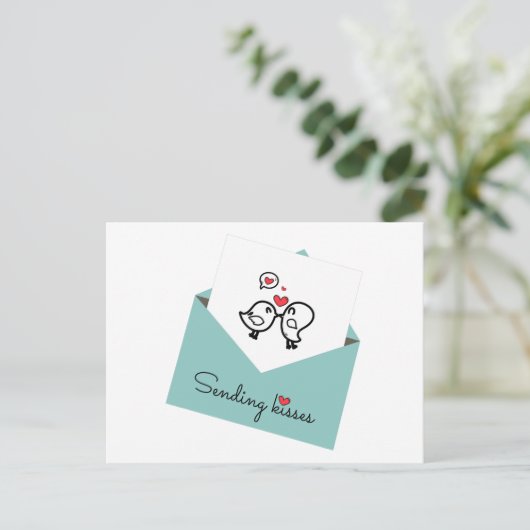 Valentijnsdag Briefkaart (Staand voorkant)