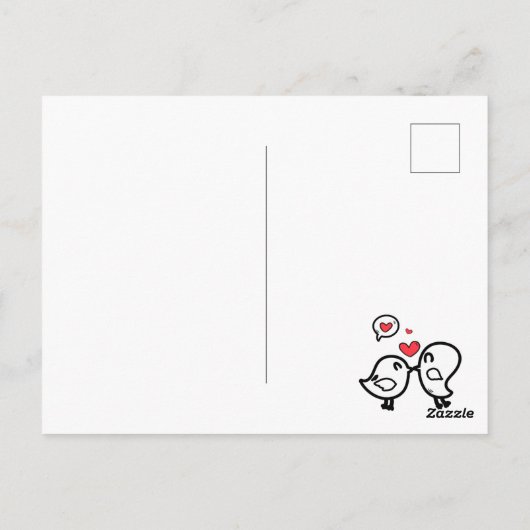 Valentijnsdag Briefkaart (Achterkant)