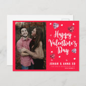 Valentijnsdag Briefkaart (Voorkant / Achterkant)