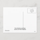 Valentijnsdag briefkaart-geluk feestdagenkaart (Achterkant)