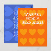 Valentijnsdag briefkaart met harten van Jo Afbeeld (Voorkant / Achterkant)