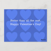 Valentijnsdag briefkaart met harten van Jo Afbeeld (Achterkant)