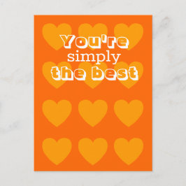 Valentijnsdag briefkaart met harten van Jo Afbeeld