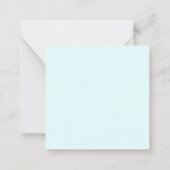 Valentijnsdag-briefkaart Notitiekaartje (Achterkant)