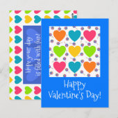 Valentijnsdag Briefkaart voor kind door Jo Afbeeld (Voorkant / Achterkant)