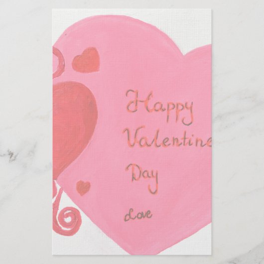 Valentijnsdag Briefpapier (Voorkant)