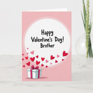 Valentijnsdag Broer Hartjes Kaart
