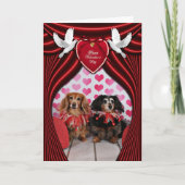 Valentijnsdag - Brooklyn & Mandy - Tekkels Feestdagen Kaart (Voorkant)