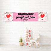 Valentijnsdag bruiloft felicitaties Banner (Insitu)