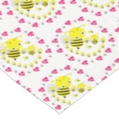 Valentijnsdag Bumblebee tablet Tafelkleed (Gekanteld)