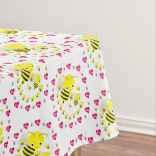Valentijnsdag Bumblebee tablet Tafelkleed