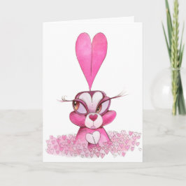 Valentijnsdag Bunny Liefde! Kaart