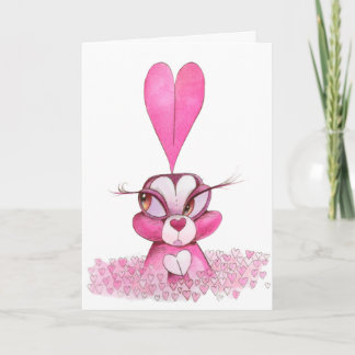 Valentijnsdag Bunny Liefde! Kaart