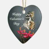 Valentijnsdag Butterfly Heart Ornament (Links)