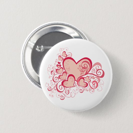 Valentijnsdag Button (Voorkant /achterkant)
