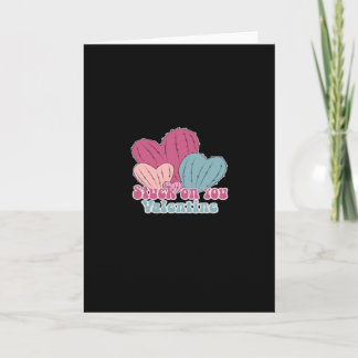 Valentijnsdag Cactus Grappig Design Vast Aan Jou  Kaart