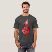 Valentijnsdag Cadeau Boxer Hond T-shirt (Voorkant volledig)