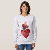 Valentijnsdag Cadeau Boxer Hond Trui (Voorkant volledig)
