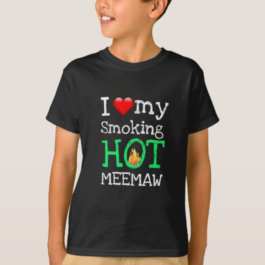 Valentijnsdag Cadeau IDEA ROKING HOT MEEMAW T-shirt (Voorkant)