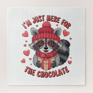 Valentijnsdag Cadeau Ik Ben Hier Gewoon Voor De Legpuzzel