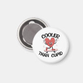 Valentijnsdag Cadeau | Koeler Dan Cupido Magneet (Voorkant / Achterkant)