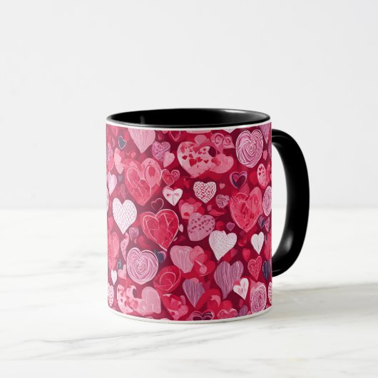 Valentijnsdag cadeau koffie mok (Voorkant rechts)