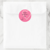 Valentijnsdag cadeau label (Tas)