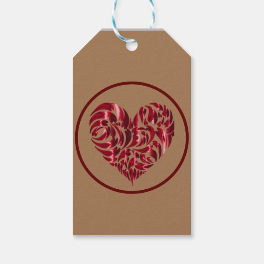 Valentijnsdag cadeau label cadeaulabel (Achterkant)