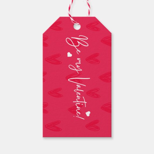 Valentijnsdag, cadeau labels, liefde, romantisch,  cadeaulabel (Voorkant)