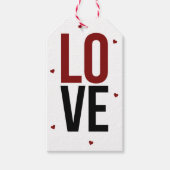 Valentijnsdag, cadeau labels, liefde, romantisch, cadeaulabel (Voorkant)