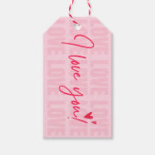 Valentijnsdag, cadeau labels, liefde, romantisch, cadeaulabel (Voorkant)