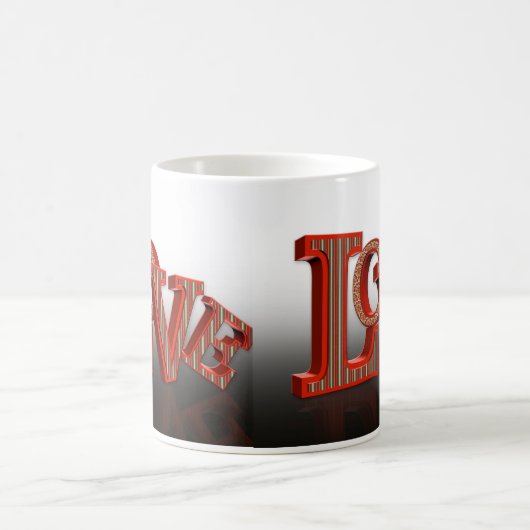 Valentijnsdag cadeau LOVE mok (Center)