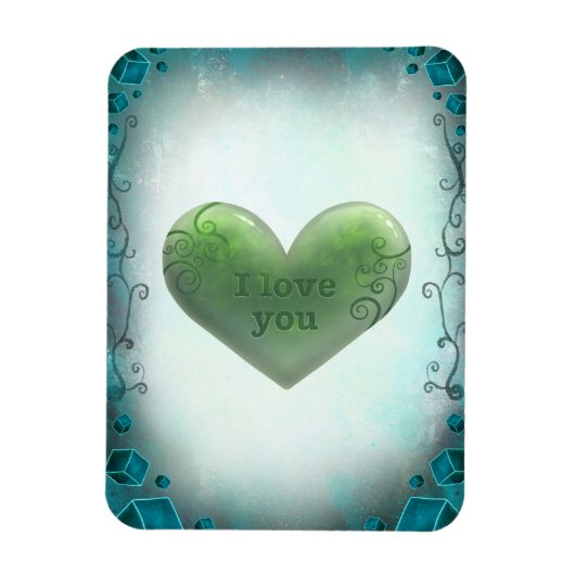 Valentijnsdag cadeau magneet (Verticaal)
