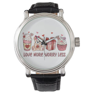 Valentijnsdag Cadeau Meer Liefde Minder Zorg Horloge