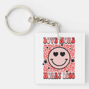 Valentijnsdag Cadeau Meer Liefde Minder Zorg Sleutelhanger