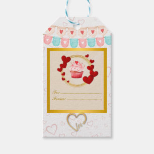Valentijnsdag Cadeau met Gepersonaliseerde Rode Ha Cadeaulabel