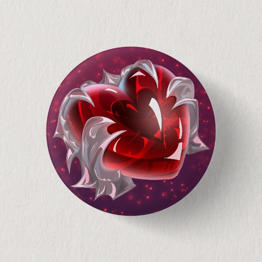 Valentijnsdag cadeau ronde button 3,2 cm (Voorkant)