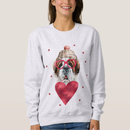 Valentijnsdag Cadeau Sint Bernard Berghond Trui