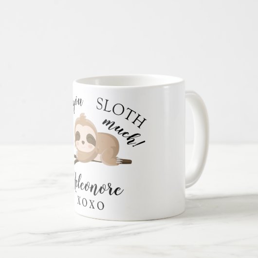 Valentijnsdag cadeau Sleuf Mok (Voorkant rechts)