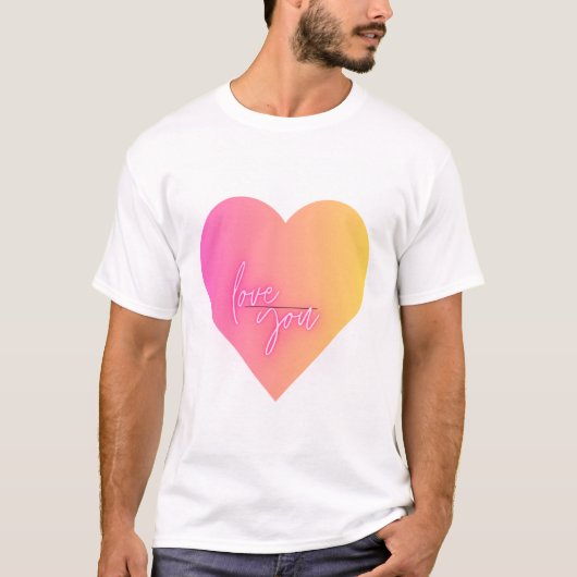 Valentijnsdag cadeau t-shirt (Voorkant)