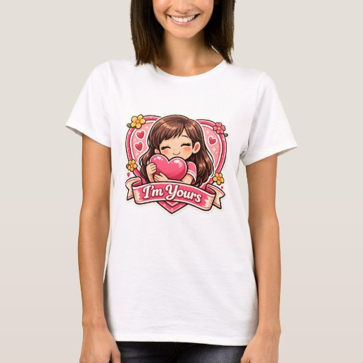 Valentijnsdag cadeau voor haar t-shirt (Voorkant)