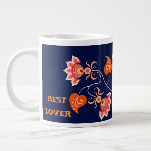 VALENTIJNSDAG CADEAU VOOR VRIENDIN, VROUW, MAN GROTE KOFFIEKOP (Links)