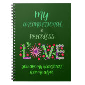 VALENTIJNSDAG CADEAU VOOR VRIENDIN, VROUW, MAN NOTITIEBOEK (Voorkant)